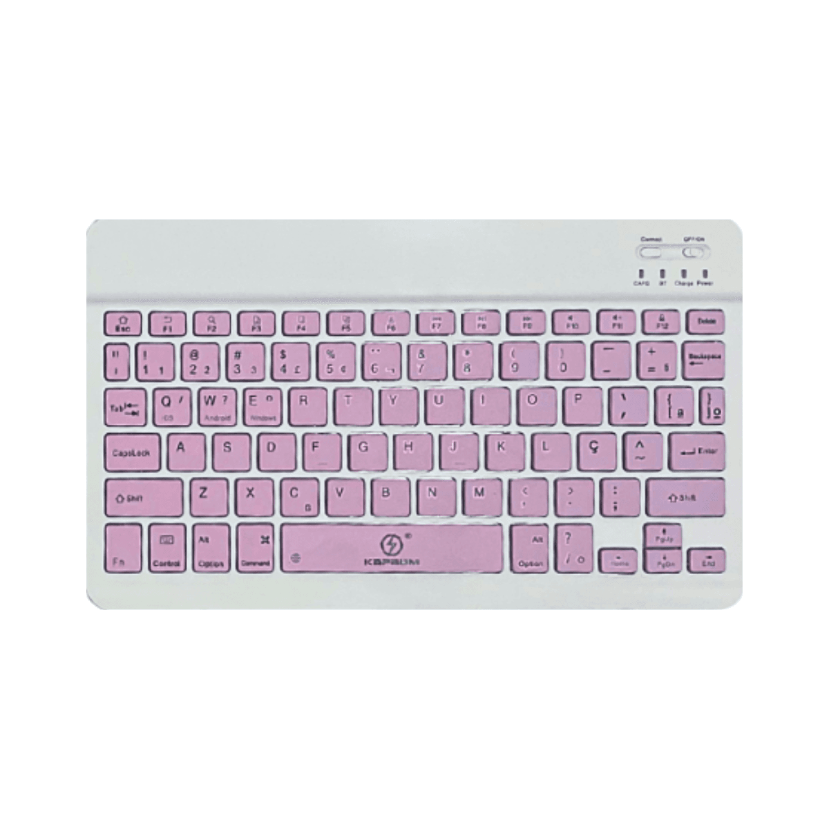 Teclado Slim Bluetooth BT Inteligente Tablet Celular KA-690