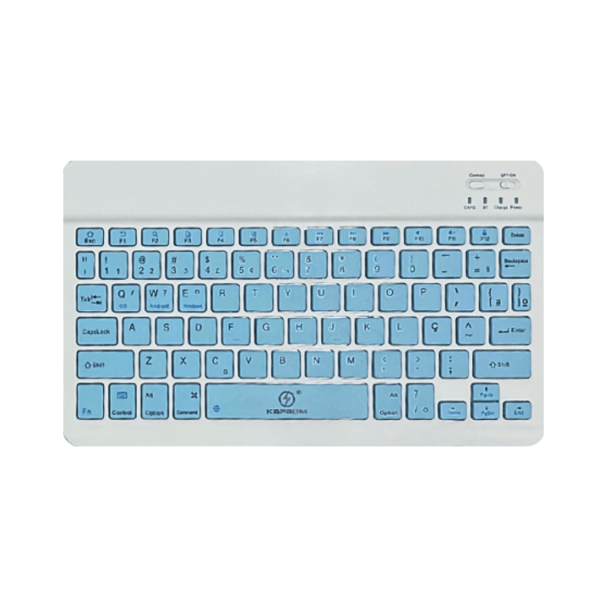 Teclado Slim Bluetooth BT Inteligente Tablet Celular KA-690