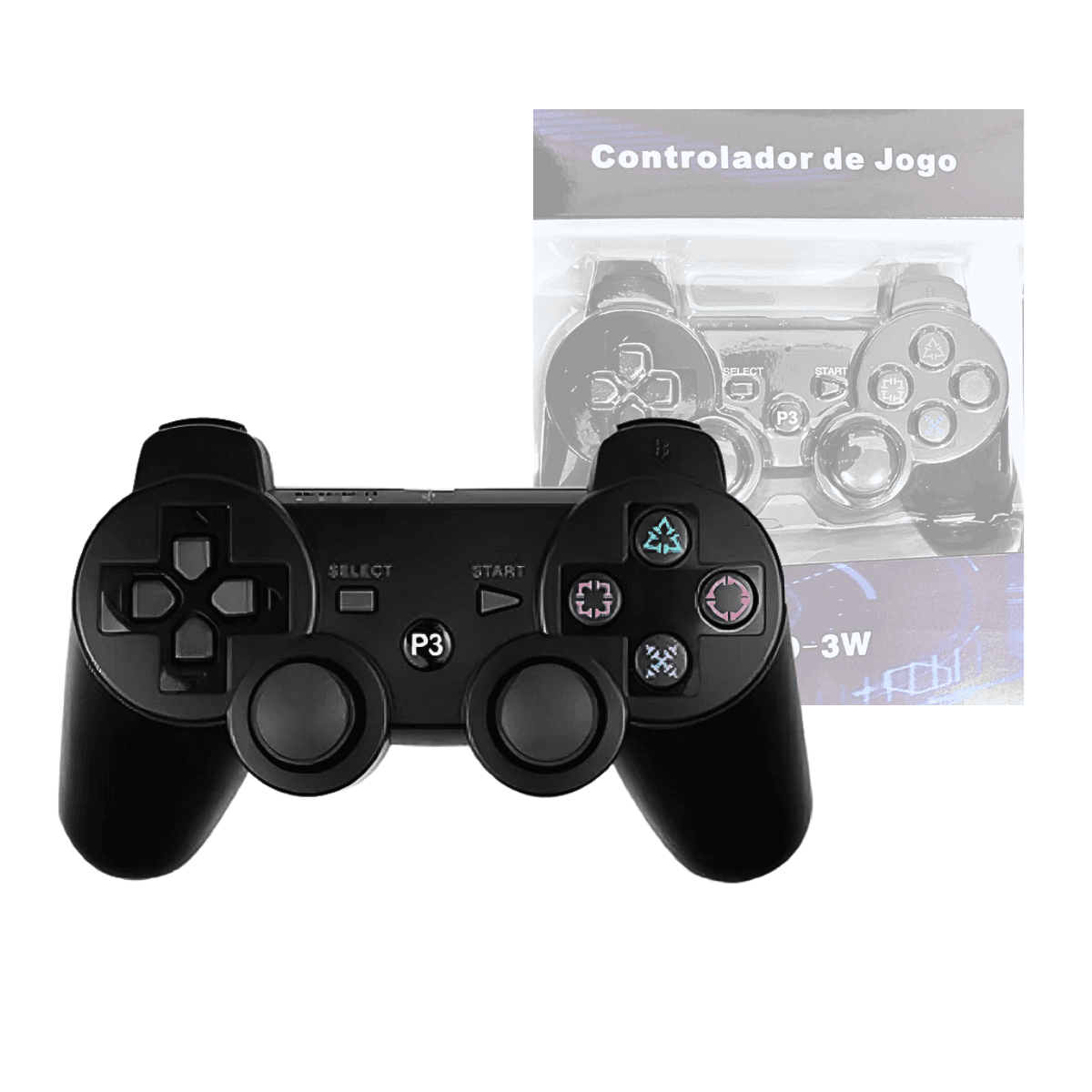 Controle Gamer Sem Fio Wireless 2 4G Console 3 ALTO-3W