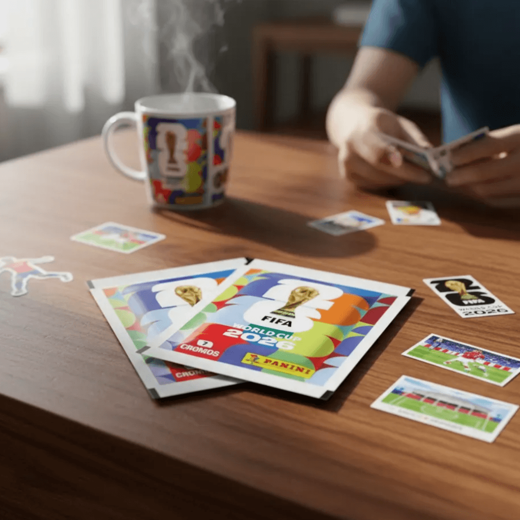 Kit 105 Figurinhas Copa Mundo Fifa 2026 Panini 15Envelopes