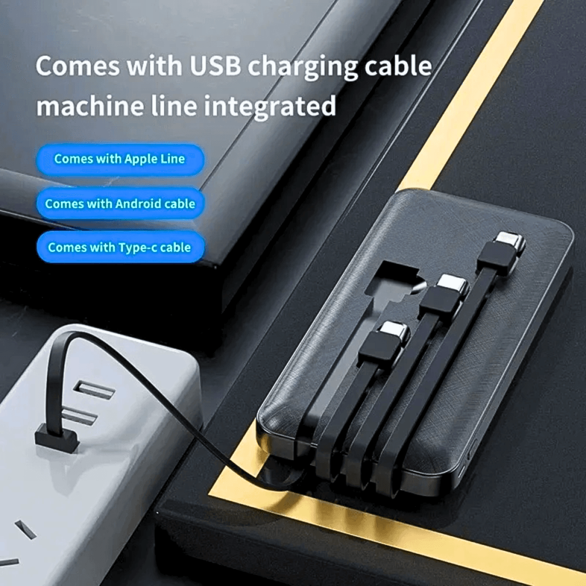 Carregador Portátil Power Bank 20000mAh 10W 04 Saídas KA-964