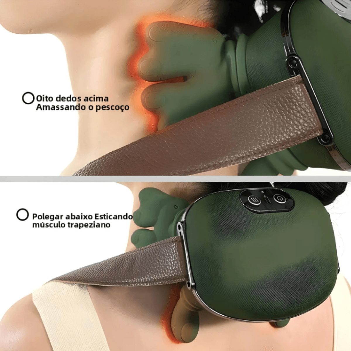Massageador Pescoço Ombros Elétrico Ativador Calor FH-680