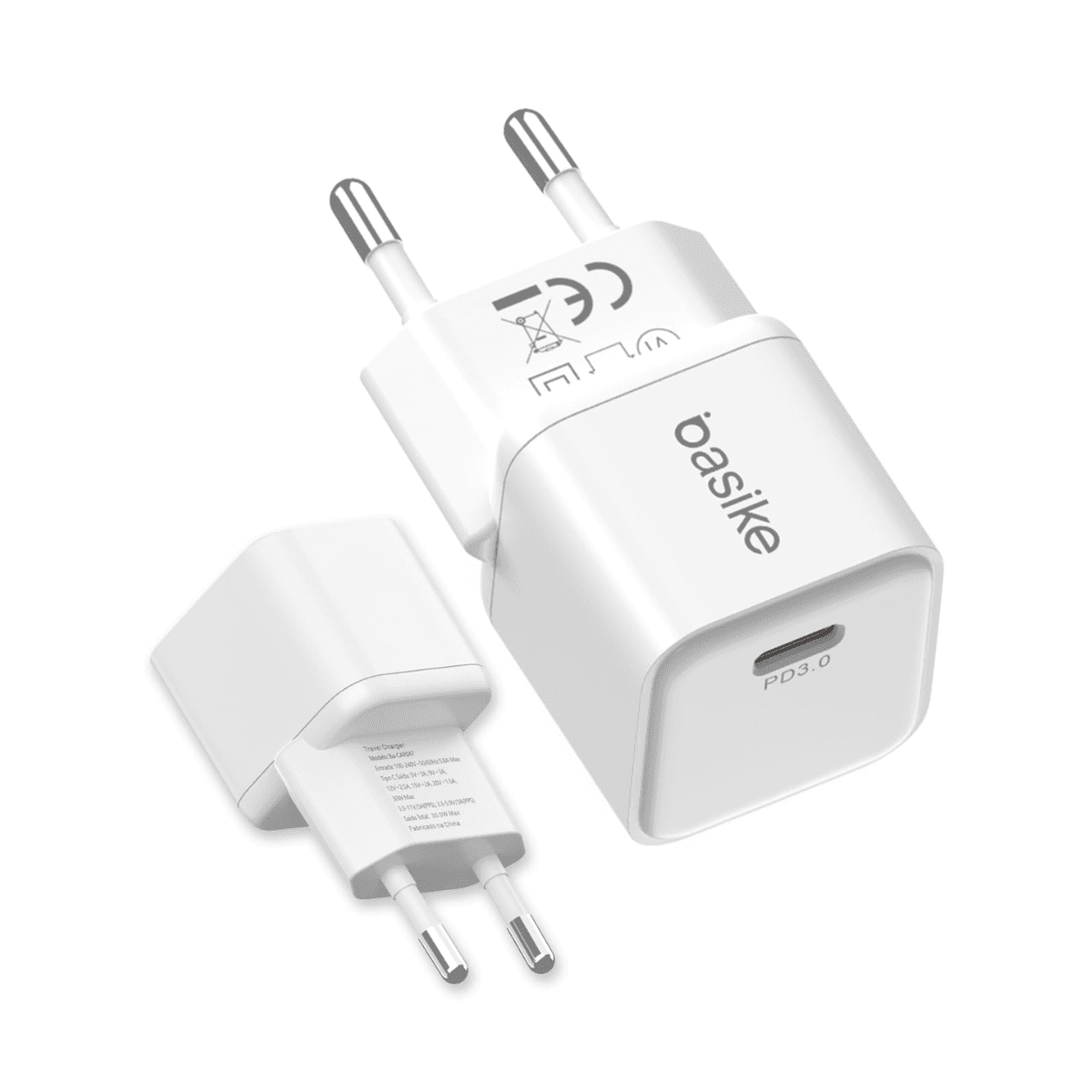 Fonte Carregador Rápido 30W Porta TIPO-C BASIKE BA-CAR047