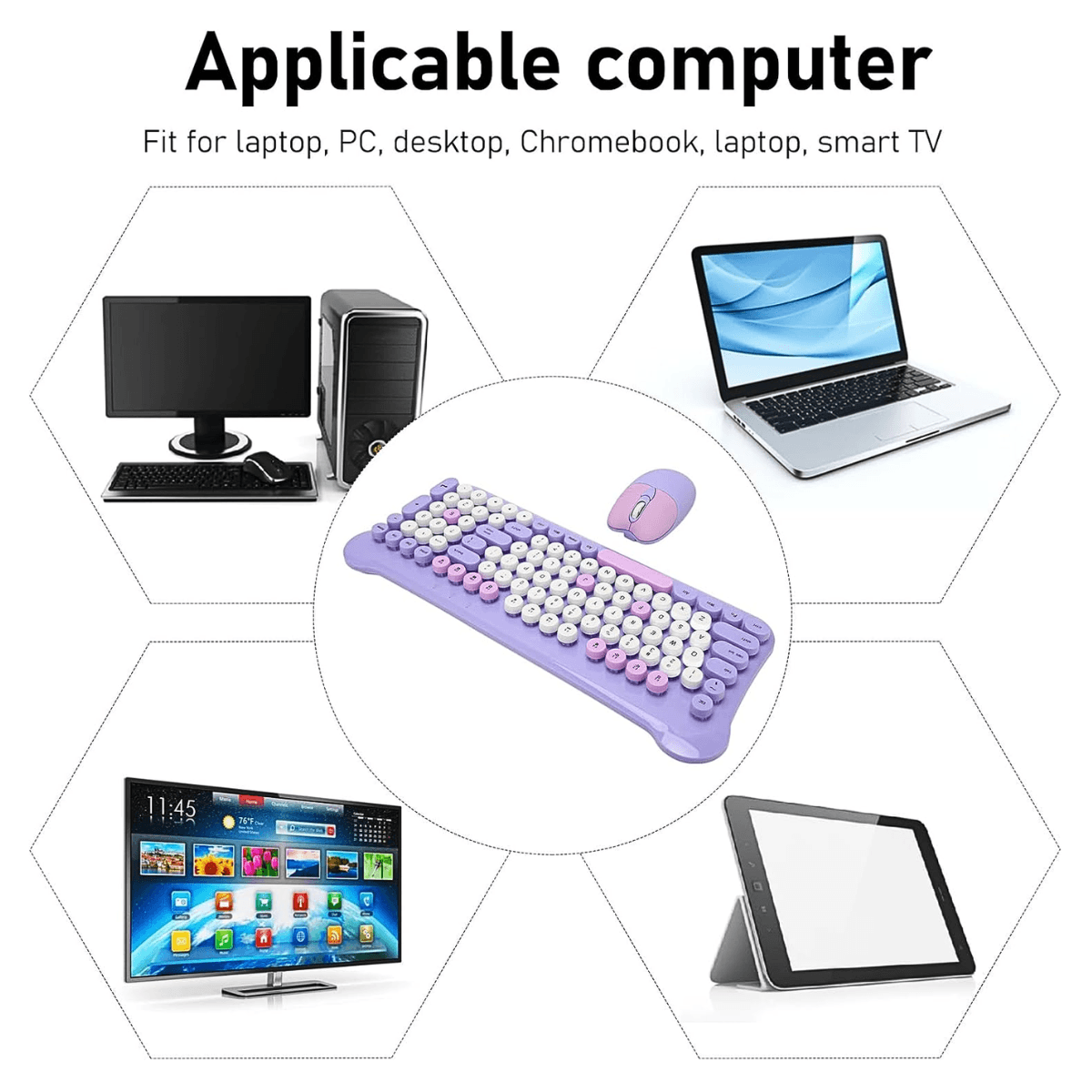 Kit Gamer Teclado Semi-Mecânico Mouse Wireless Sem AL-313H