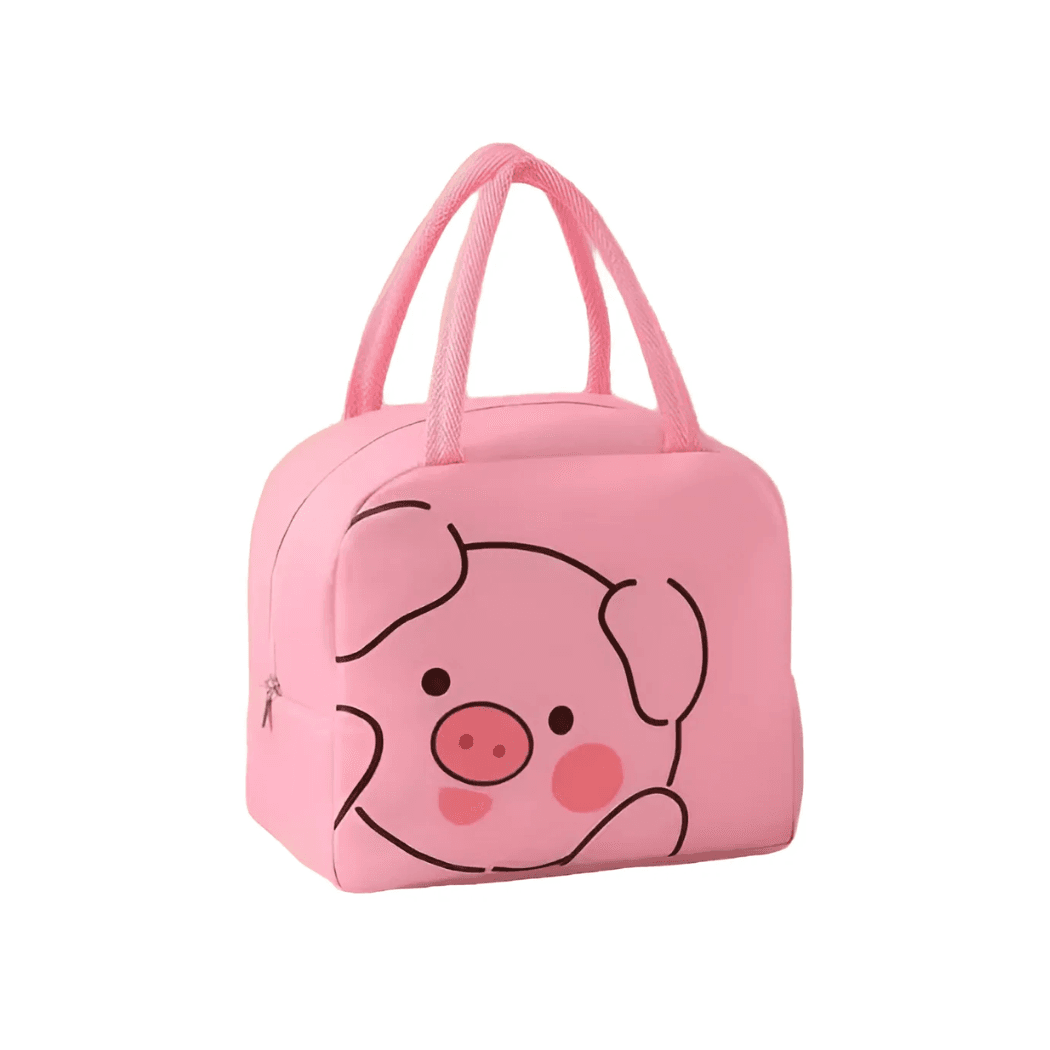 Bolsa Térmica Lancheira Escolar Alça Estampas KA-1413 — Porco