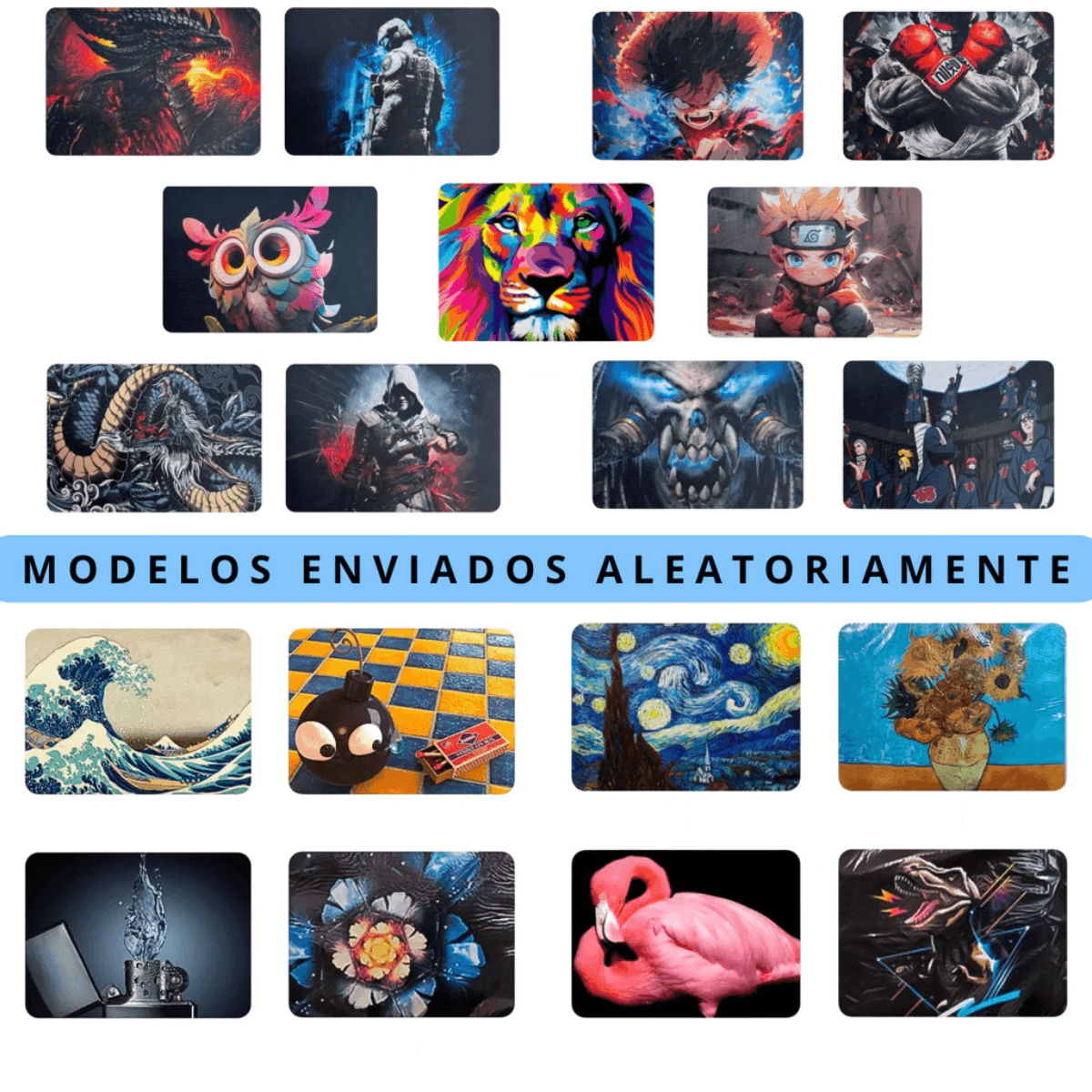 Kit 10 Mouse Pad 22x18 Mousepad Atacado Kit10mousepad