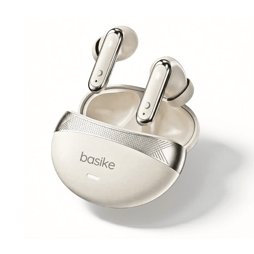 Fone Ouvido Bluetooth Hi-fi Wireless ENC Redução BA-FON228 — Creme