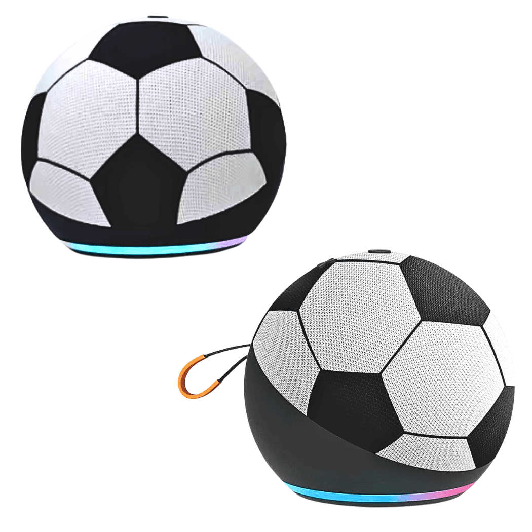 Caixa Som Bluetooth 5W Formato Bola Futebol TWS T Z SOM-023