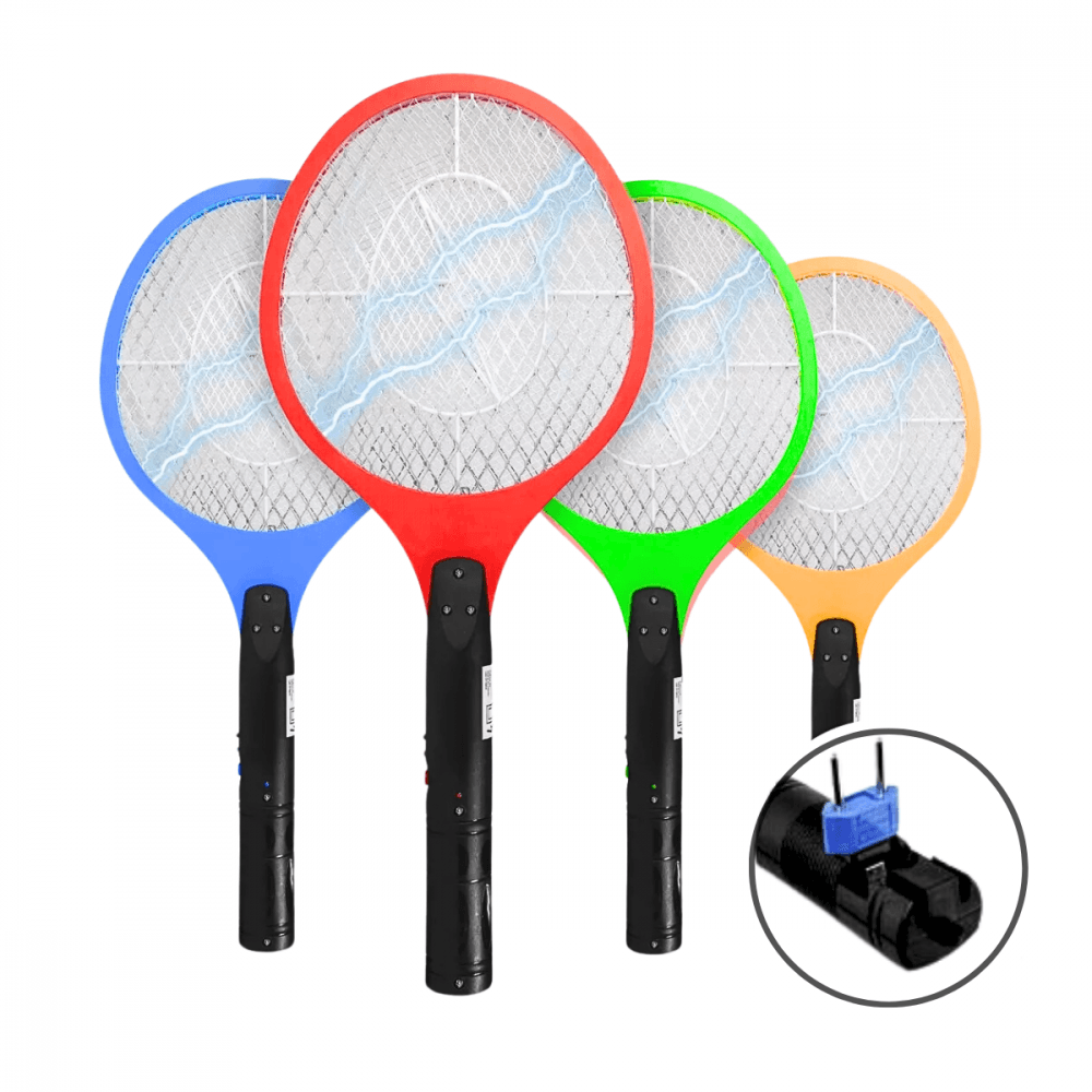 Raquete Elétrica Mata Mosquito Pernilongo Dengue LM-006KA-66