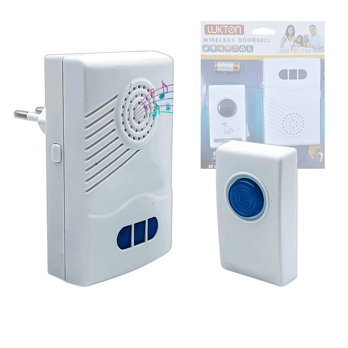 Campainha Sem Fio Pilha Alcance 10 Metros DB-103-A18