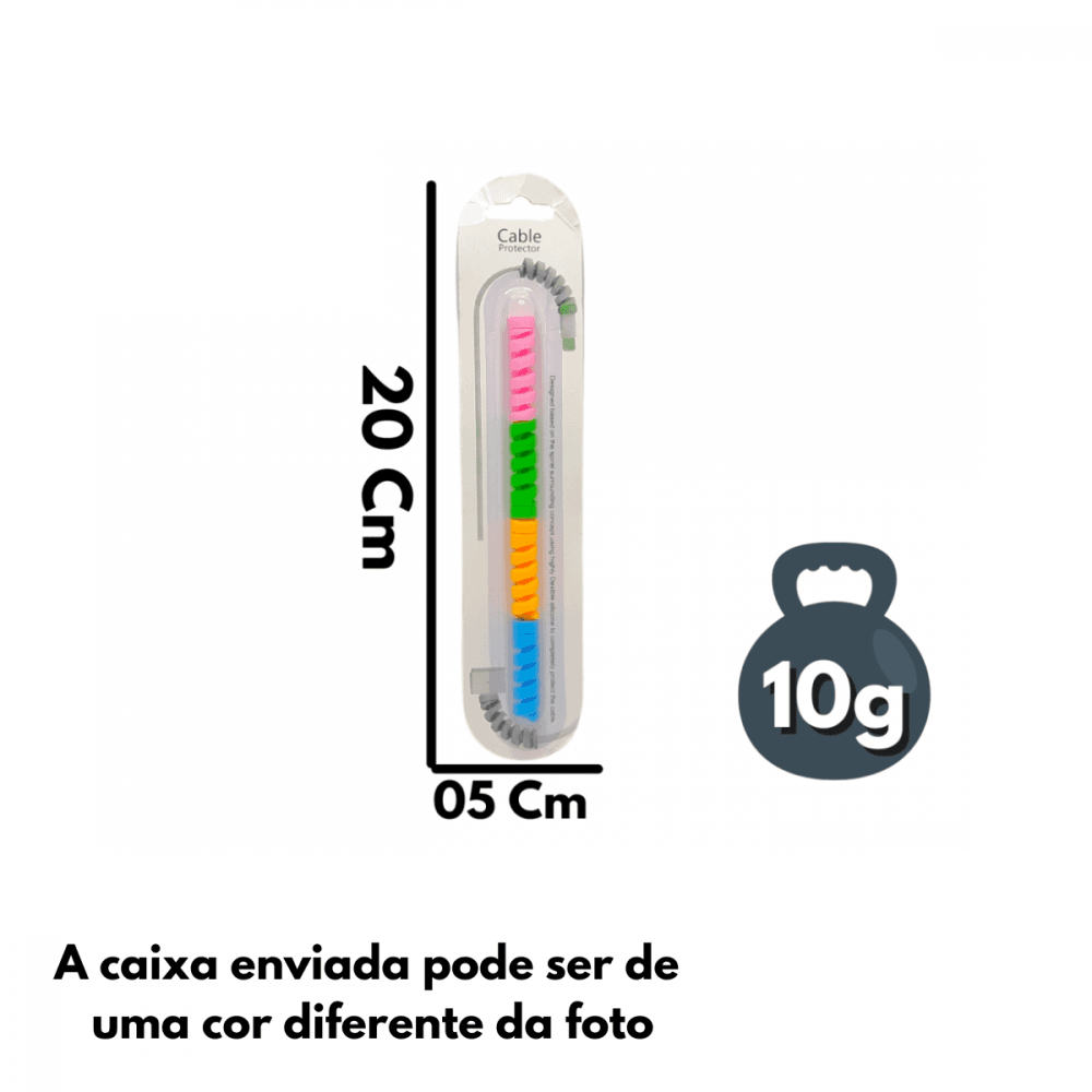 Cartela 04 Protetor Cabo Silicone CP-01CableProtector