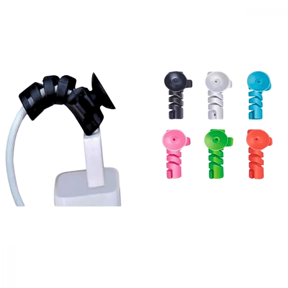 Cartela 04 Protetor Cabo Silicone Espiral G882CableProtector