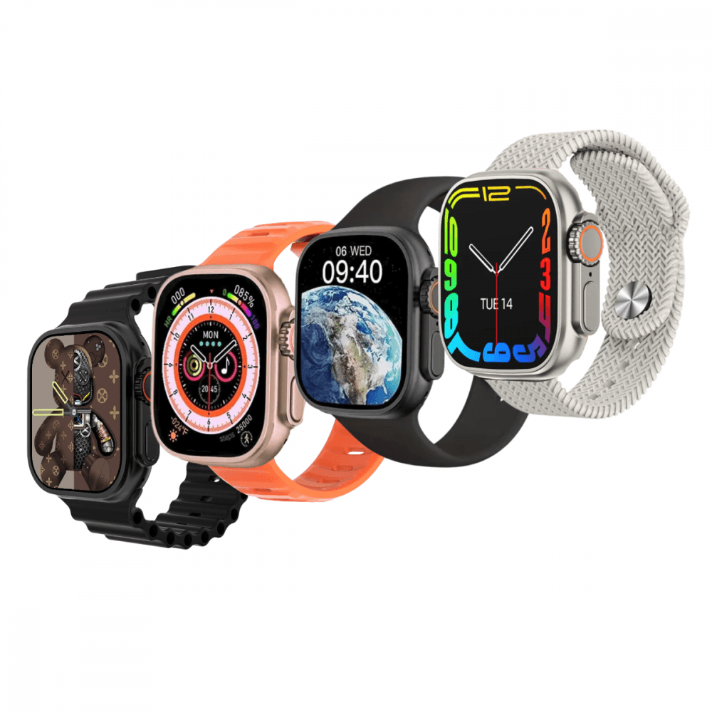 Relógio Inteligente Smartwatch 49mm 04 Pulseiras W9-ULTRA