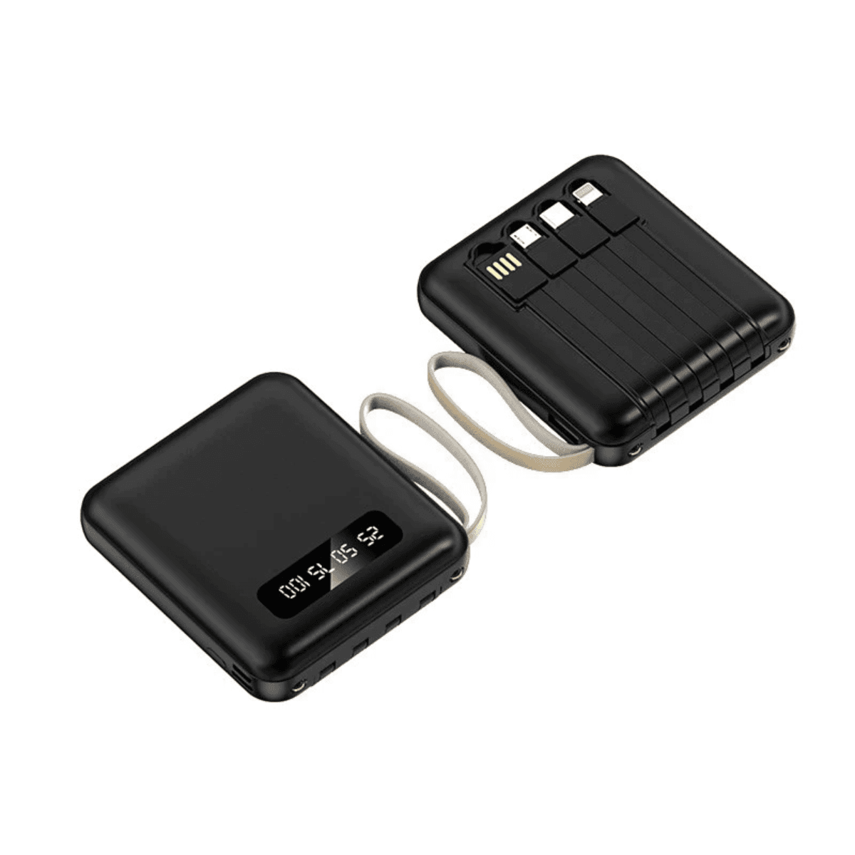 Carregador Portátil Power Bank 10000mAh Tela Digital FY-105 — Preto