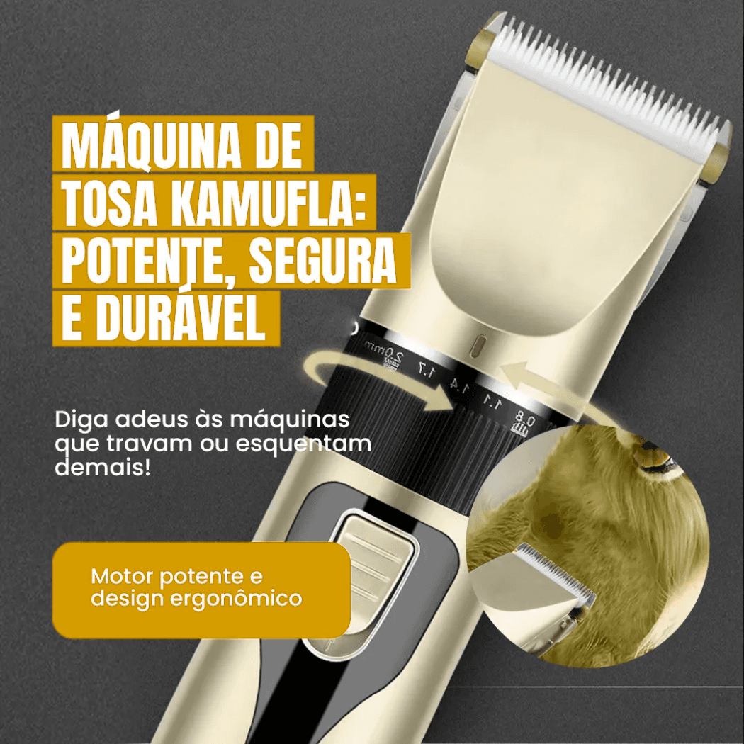 Máquina Tosa Aparador Pelos Pets Cachorro Gato S-262