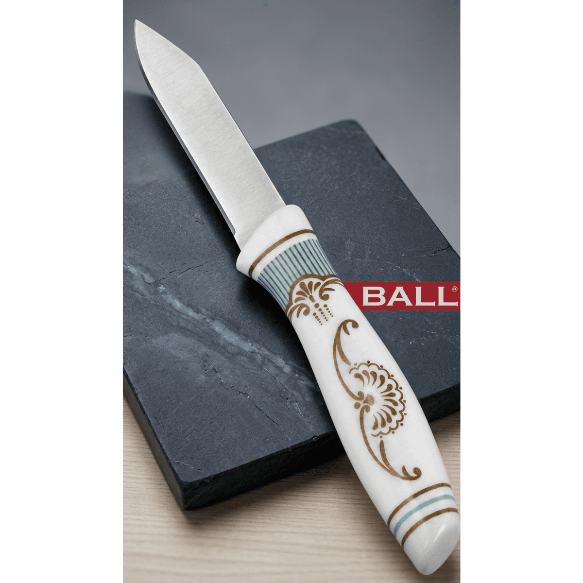 Cartela 12 Facas 7 5cm Aço Inoxidável Mesa Bali AL-1416