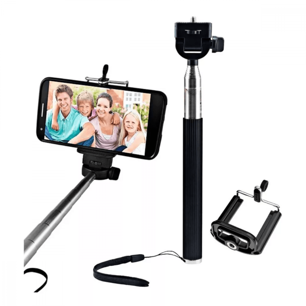 Bastão Pau Selfie Suporte Celular c Controle ZB-007