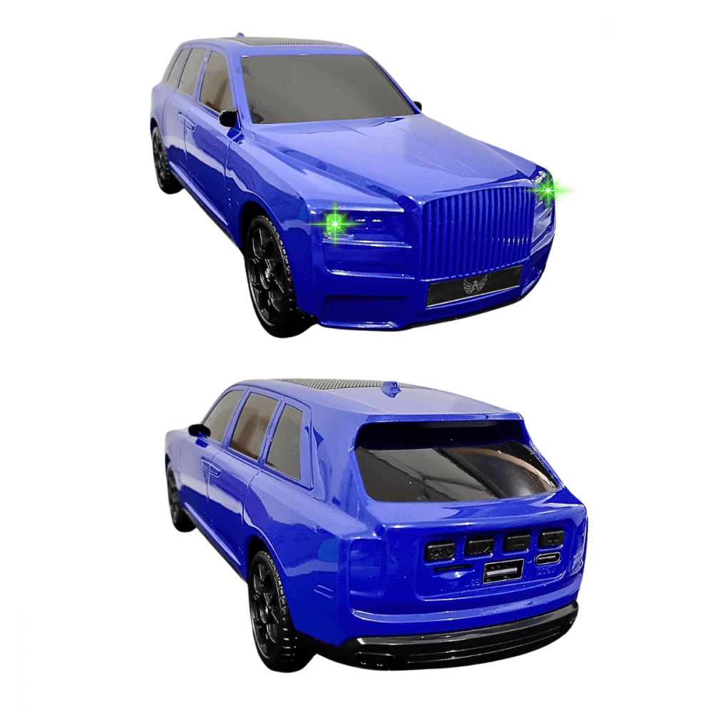 Caixinha Som Portátil Formato Carro Rolls 10W Rádio WS-X702