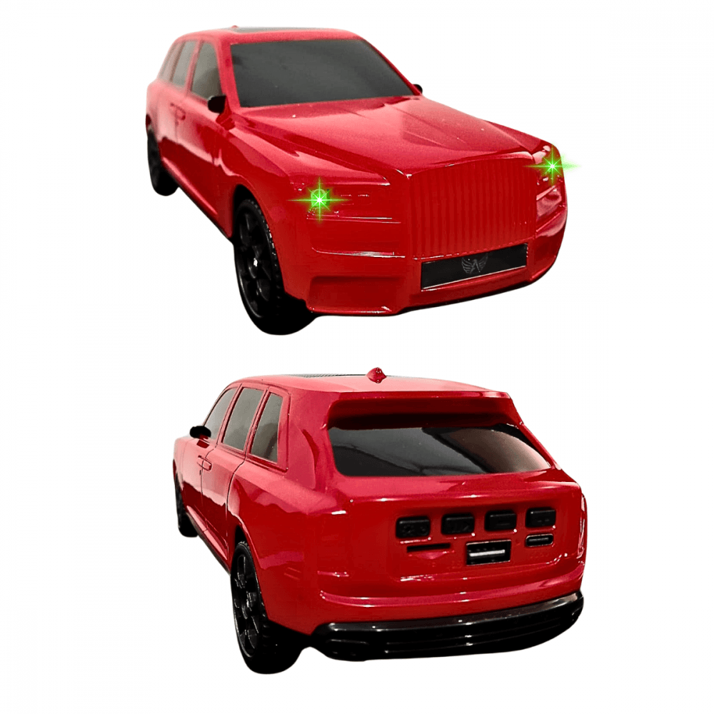 Caixinha Som Portátil Formato Carro Rolls 10W Rádio WS-X702