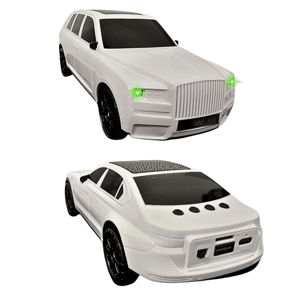 Caixinha Som Portátil Formato Carro Rolls 10W Rádio WS-X702