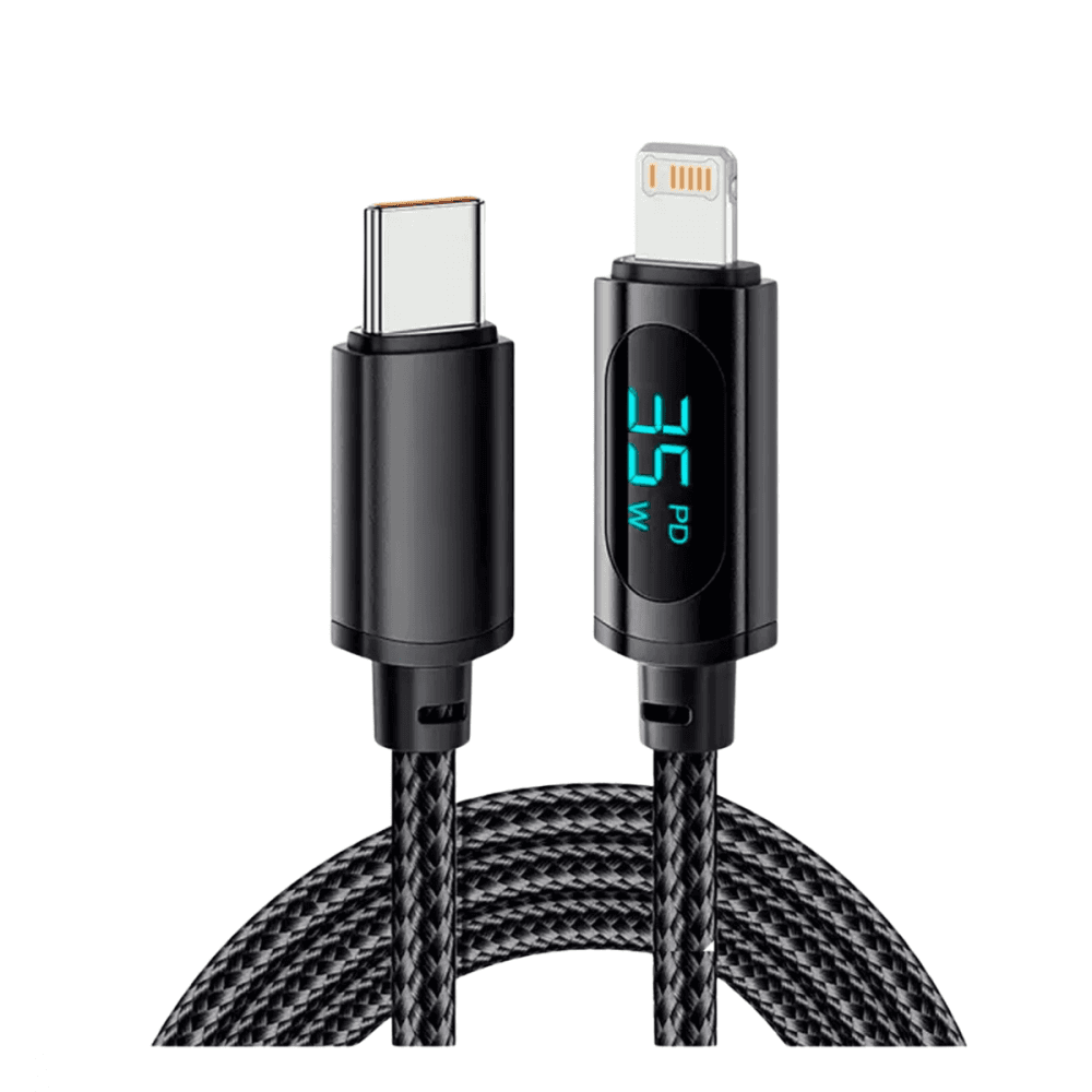 Cabo Dados 35W TIPO-C Lightning Indicador Digital EL-3115-PD