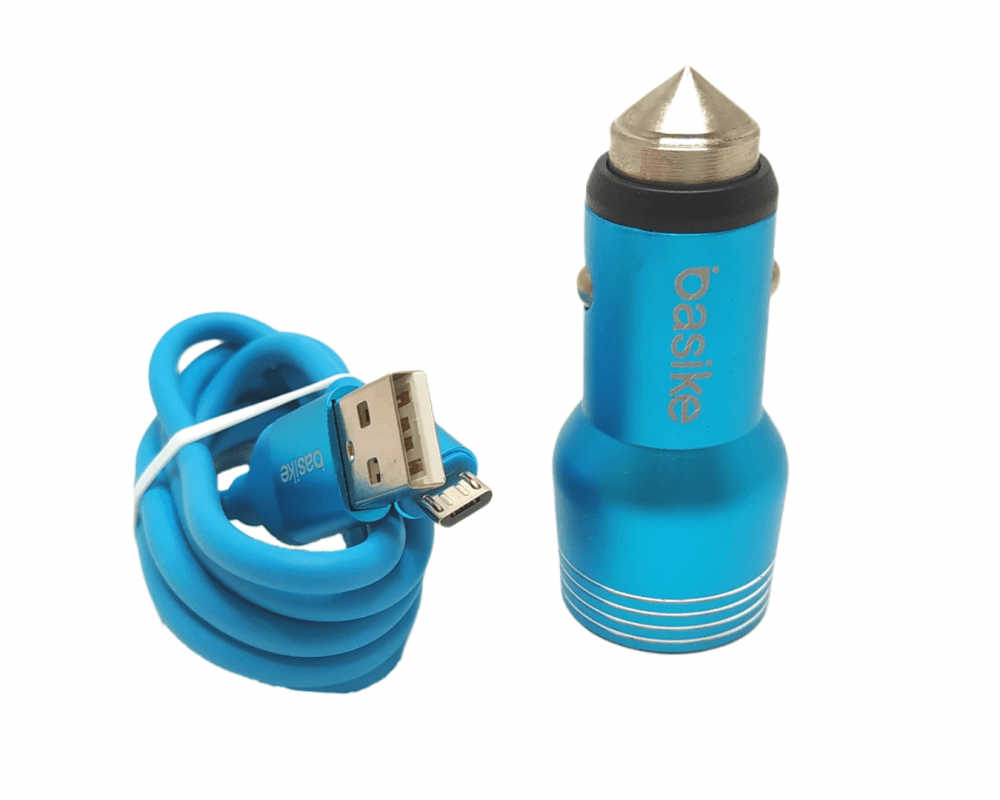 Carregador Veicular 2 Portas USB 3 4A Cabo V8 CAR-G5137-V8