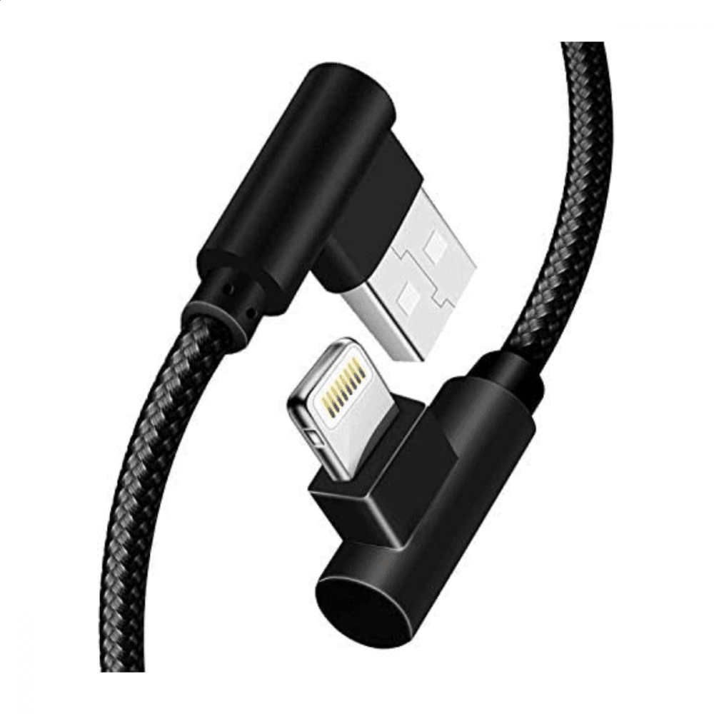 Cabo dados USB Lightning Conexão 90º FEITUN Cabo90IOS