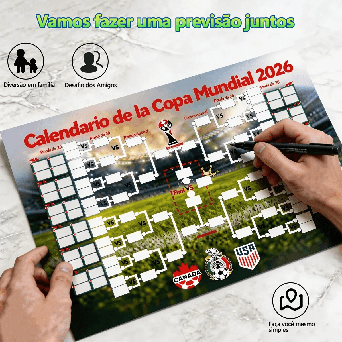 Kit Torcedor Brasil 12 Itens Completo Copa BR888-TORCEDOR