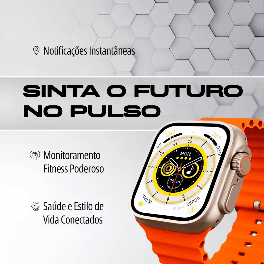 Relógio Inteligente Smartwatch 49mm Series GS ULTRA GSULTRA8