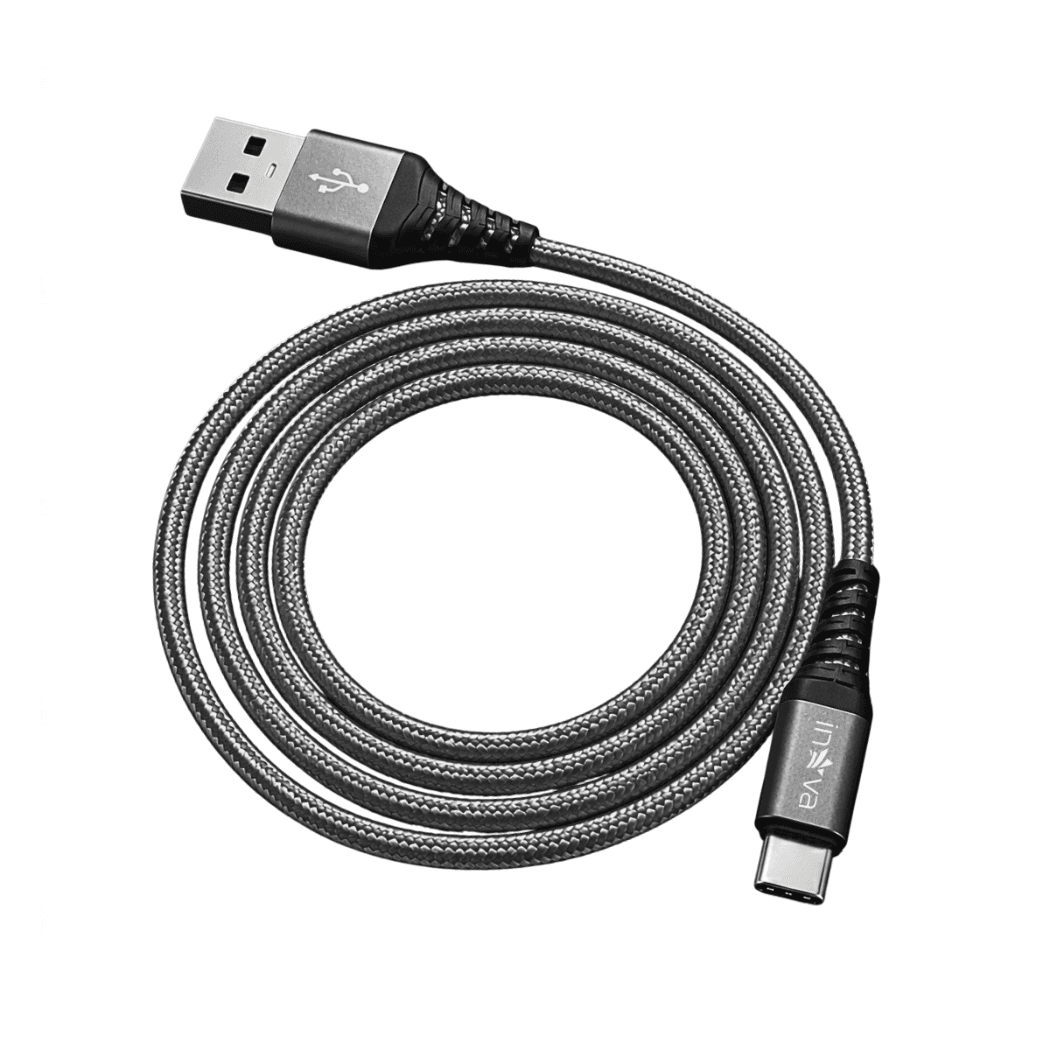 Cabo dados 3 4A USB TIPO-C Revestimento Nylon KV-6011