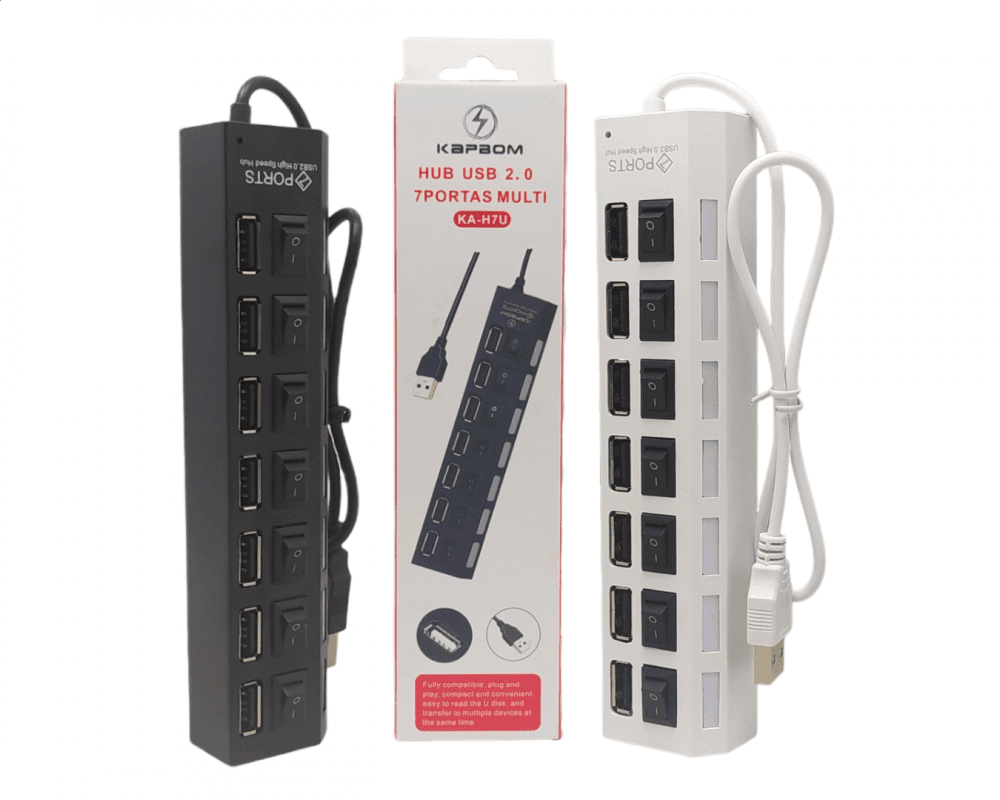 Extensor Adaptador Hub USB 7 Portas KA-H7U — default