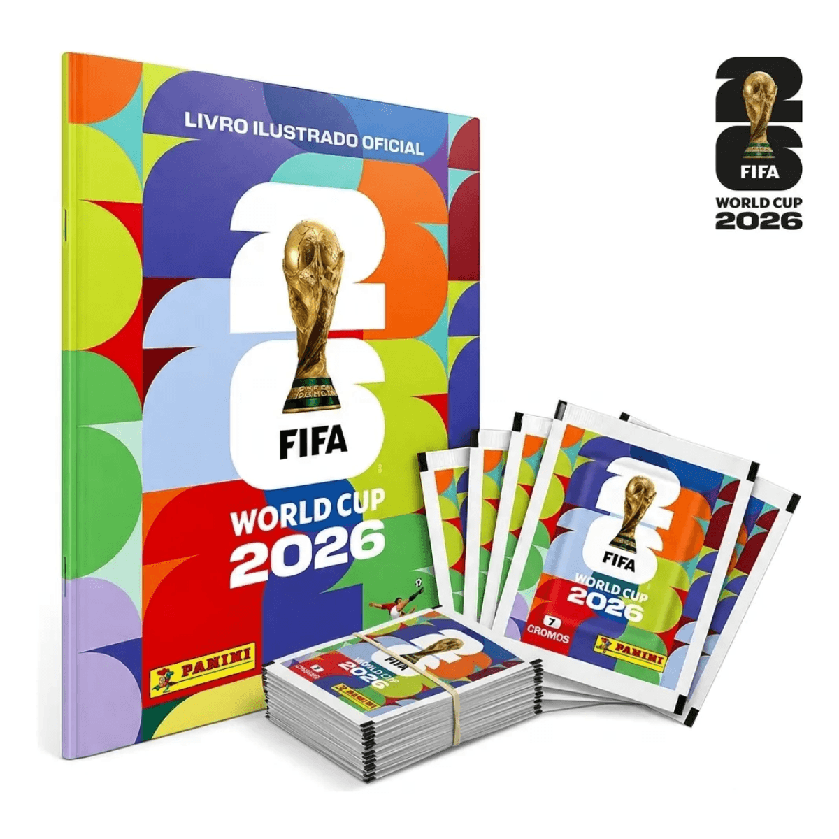 Kit ÁLBUM 420 Figurinhas Copa Mundo Fifa LBUMe60Envelopes — default