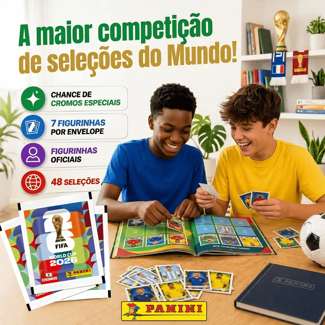 Kit ÁLBUM 420 Figurinhas Copa Mundo Fifa LBUMe60Envelopes