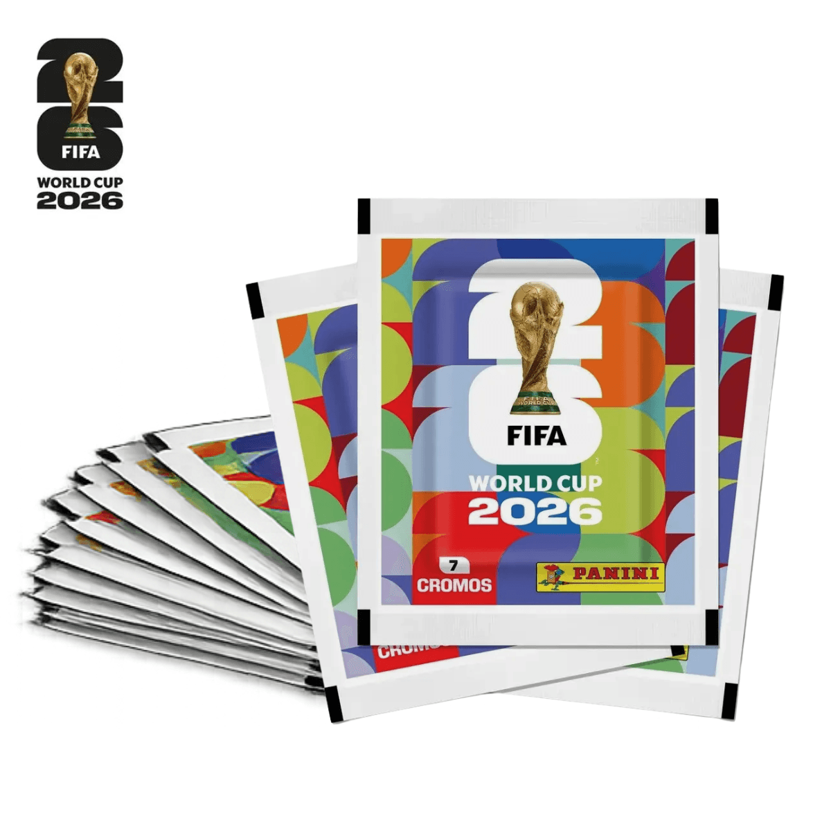 Kit 350 Figurinhas Copa Mundo Fifa 2026 Panini 50Envelopes — default