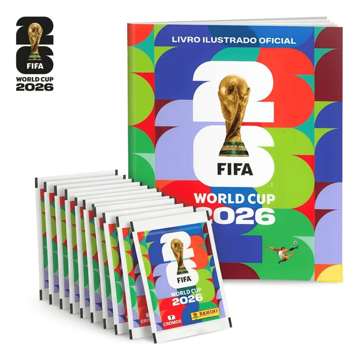 Kit ÁLBUM 175 Figurinhas Copa Mundo Fifa LBUMe25Envelopes — default