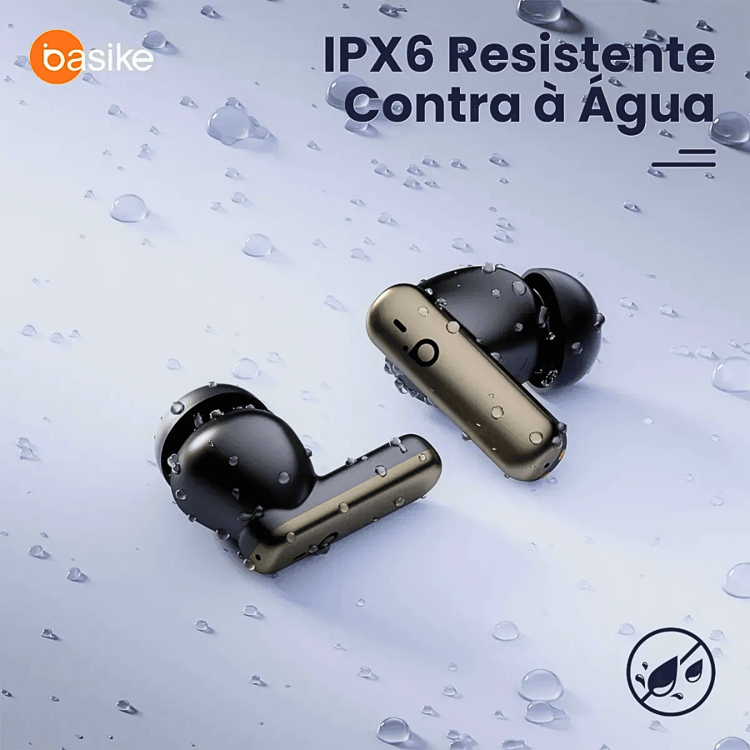 Fone Ouvido Bluetooth 6 0 TWS Premium Cancelamento BA-FON221