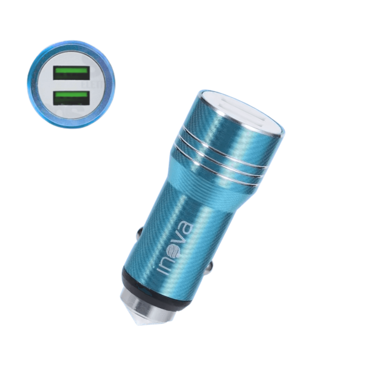 Carregador Veicular TURBO 02 Portas USB 3 4A GL01
