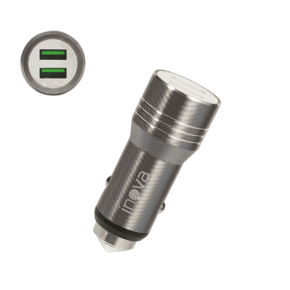 Carregador Veicular TURBO 02 Portas USB 3 4A GL01