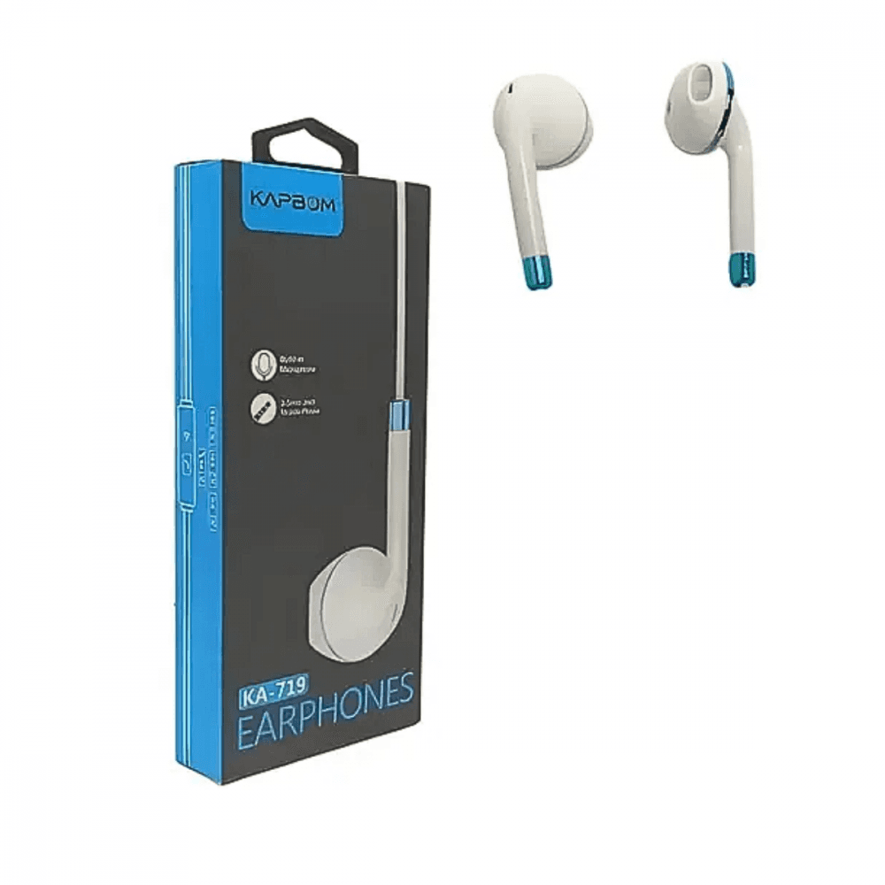 Fone Ouvido Intra Auricular Fio Microfone Earphones KA-719
