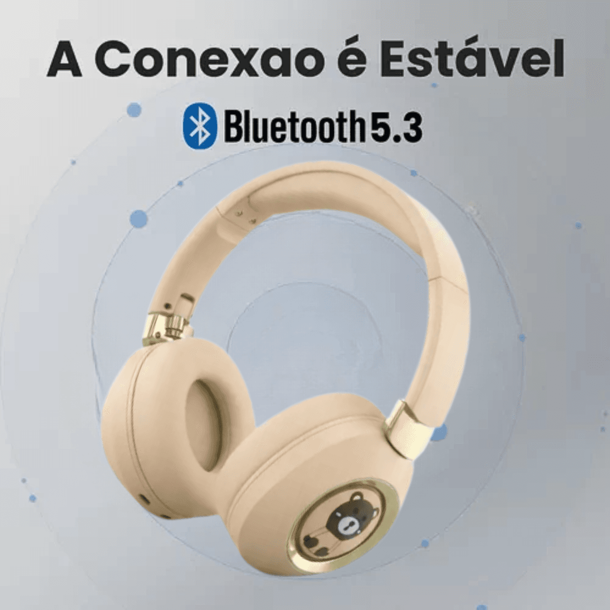 Fone Ouvido Bluetooth Wireless Desenho CARTOON ST-856CARTOON