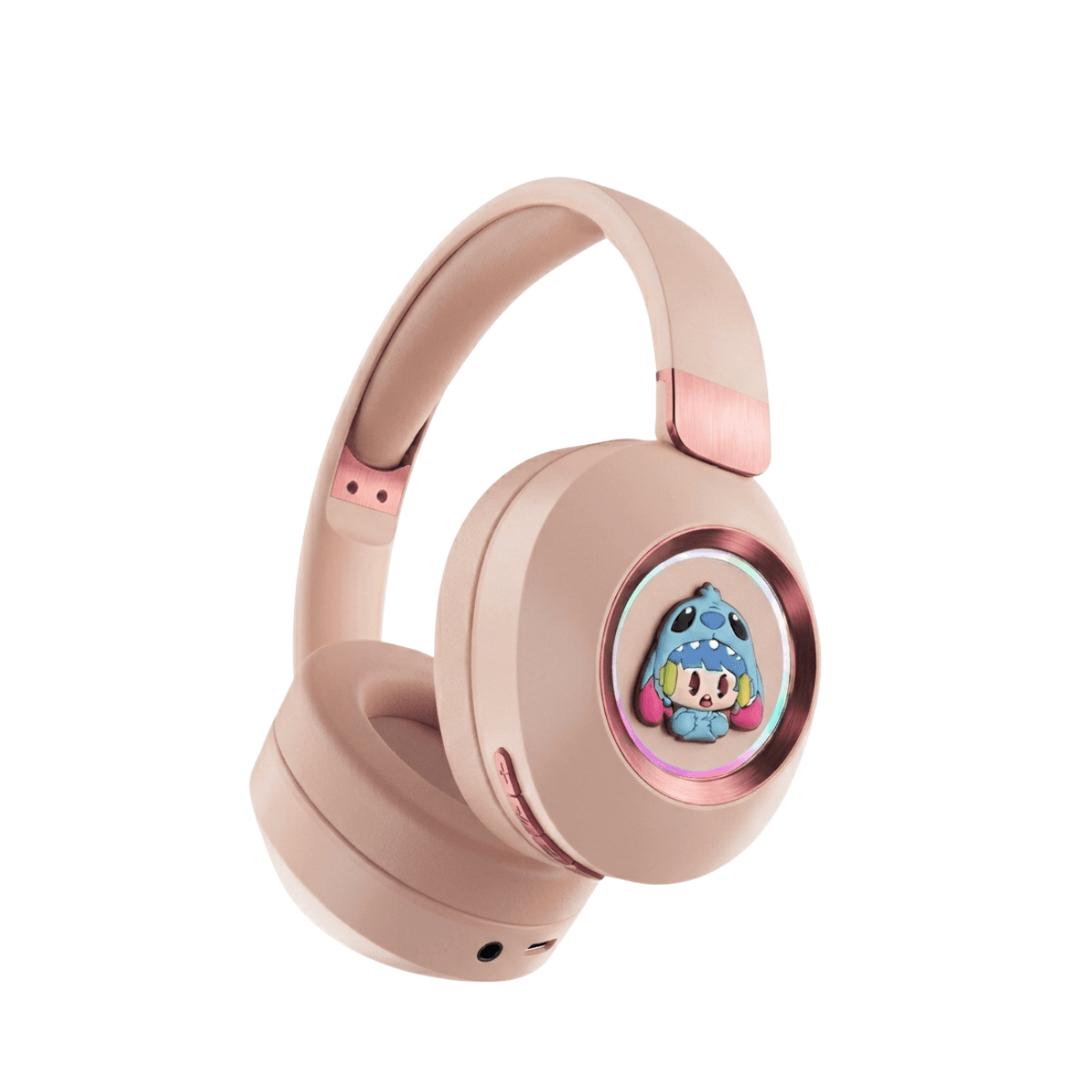 Fone Ouvido Bluetooth Wireless Desenho CARTOON ST-856CARTOON — Rosa