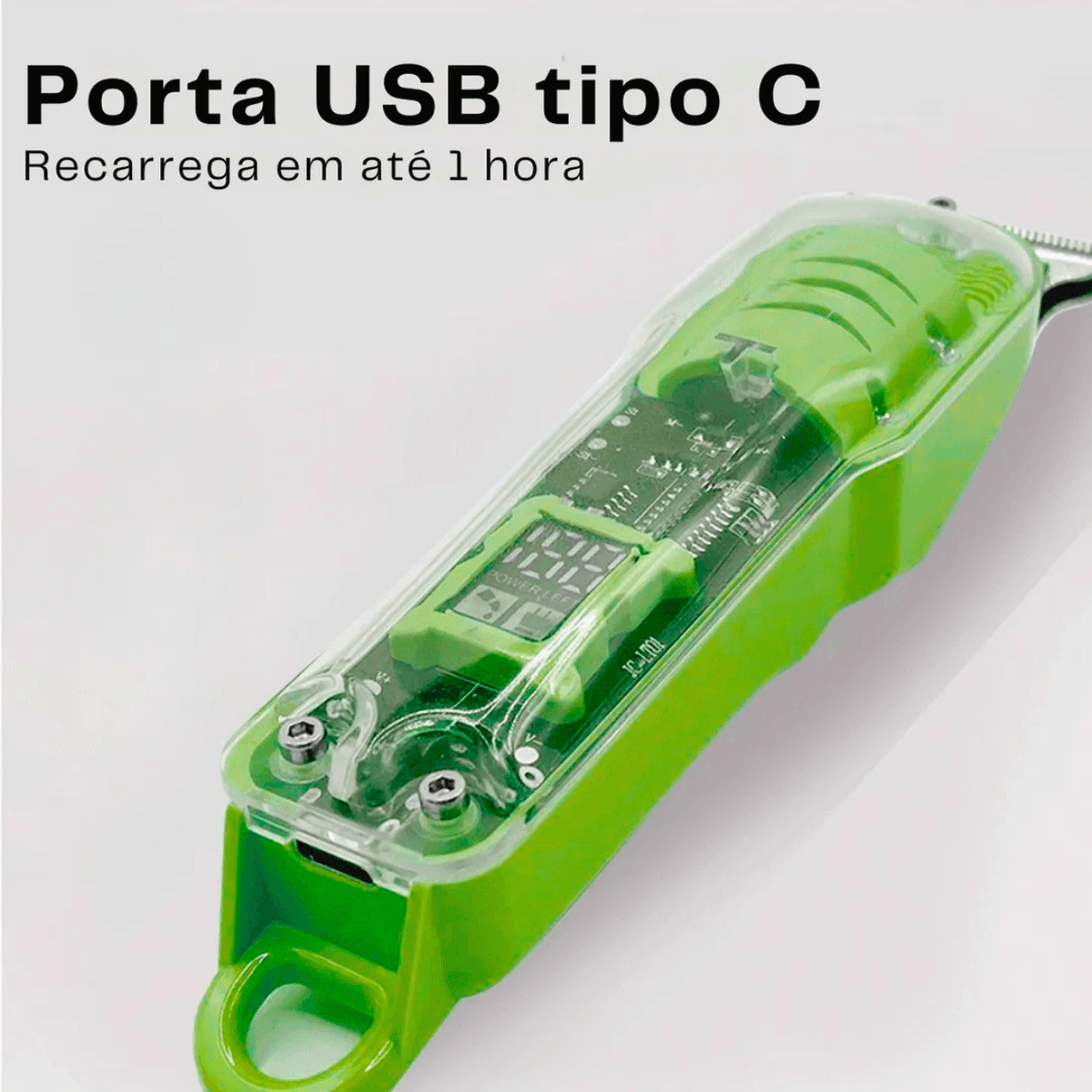 Maquina Acabamento Profissional Transparente Visor LT-808
