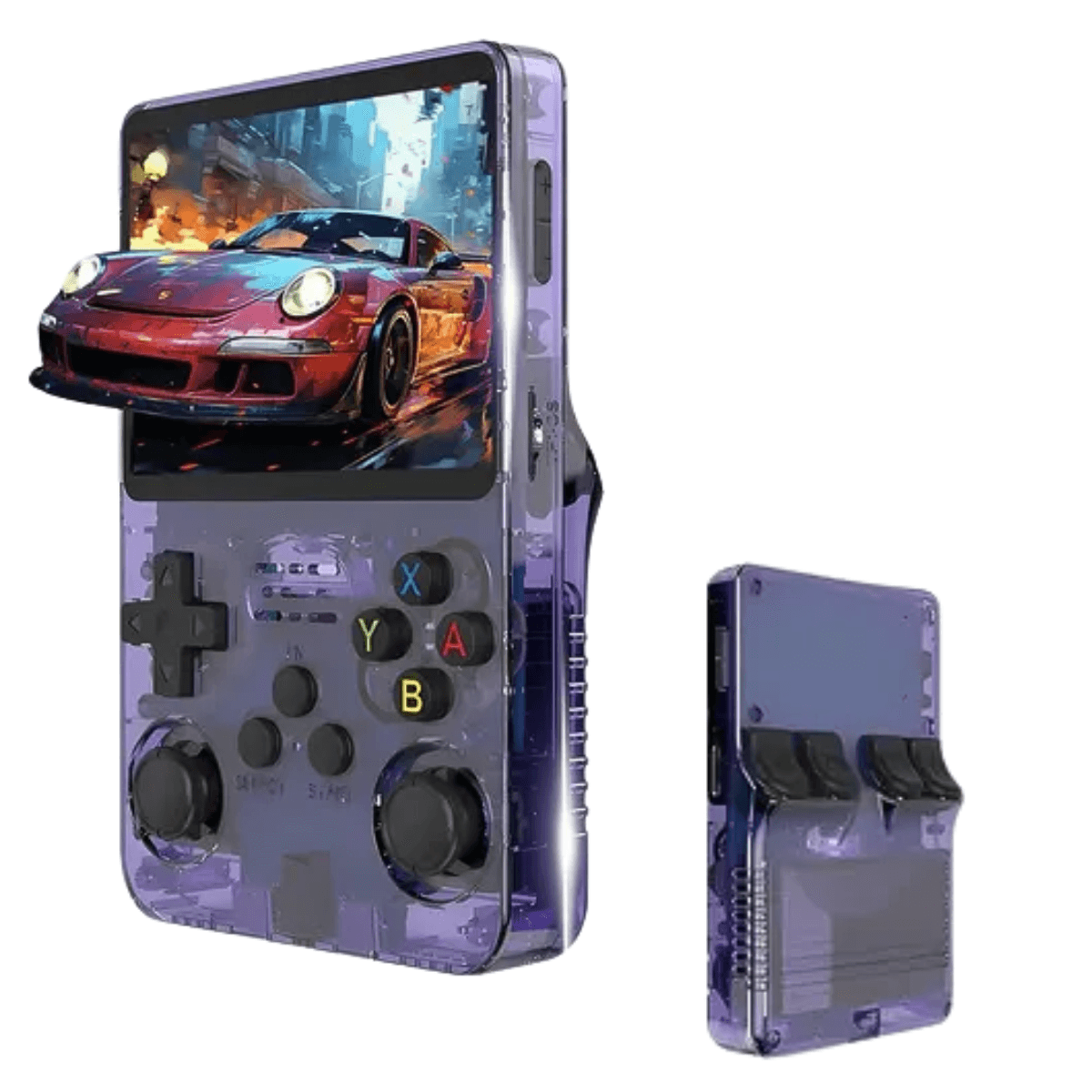 Mini Video Game Portátil Games Retro 15000 Jogos 64gb T R36S — Roxo