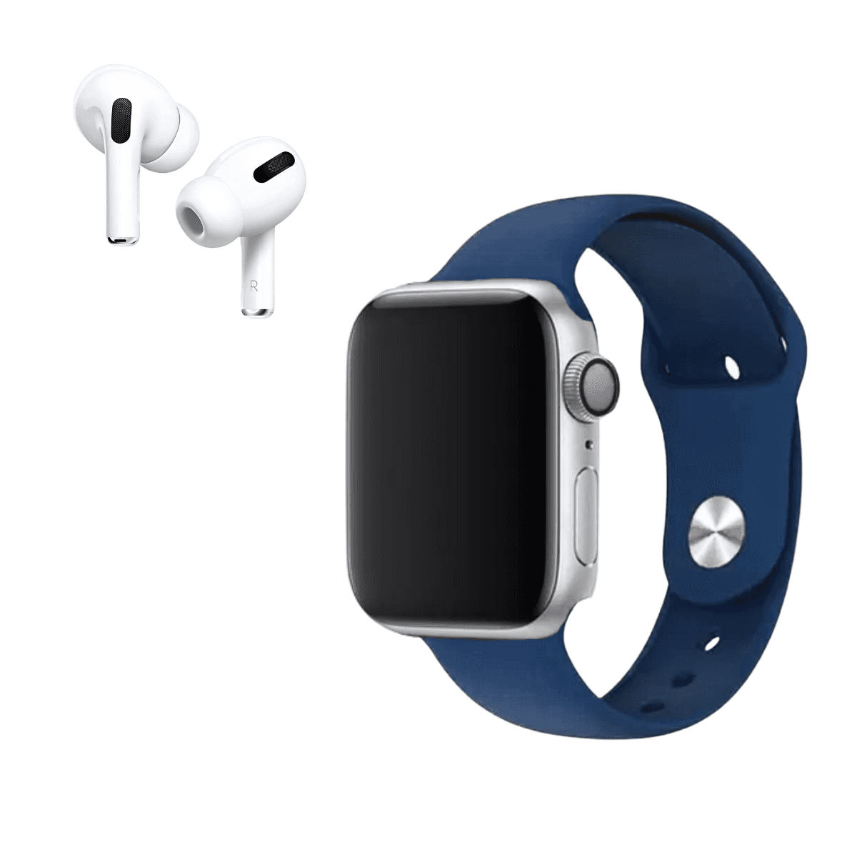 KIT Smartwatch 49mm Fone Ouvido Fonte TIPO-C WFFCC-12777Liso