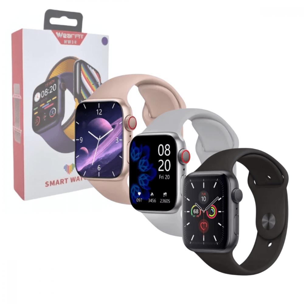 Relógio Inteligente Smartwatch 40mm 02 Pulseiras HW18