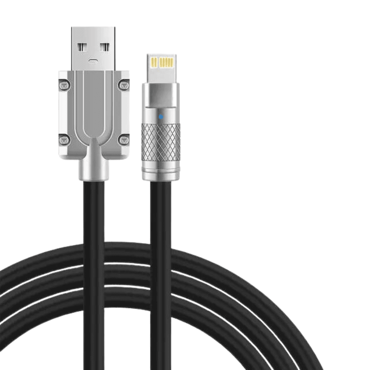 Cabo dados Lightning 1 Metro Silicone acabamento EL-3124-5G