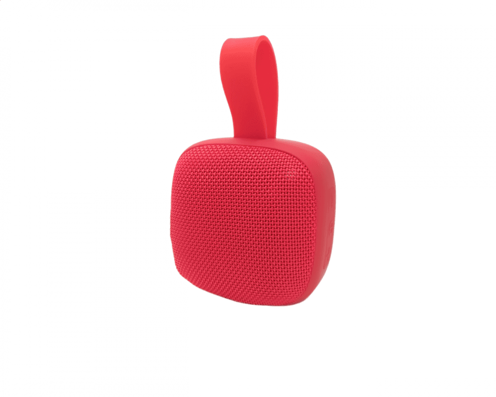 Caixa de Som Bluetooth Portátil À Prova D'agua KA-8507 — Vermelho