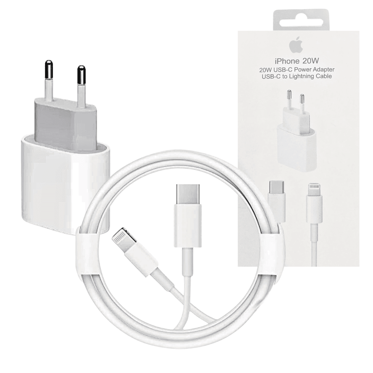 Carregador Completo Lightning TIPO-C 20W Cabo A2244-Premium — default