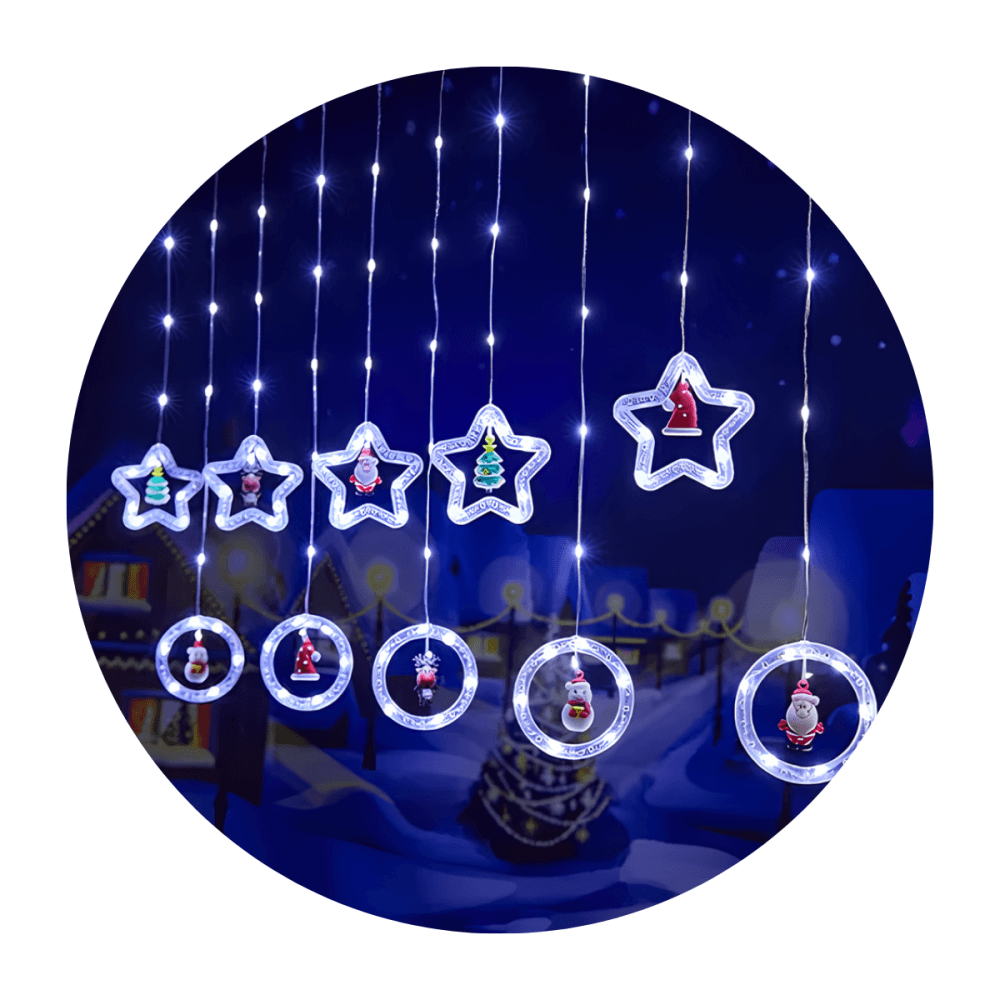 Pisca-Pisca LED Estilo Cortina 3M Miniaturas AL-4870-BRANCO — default