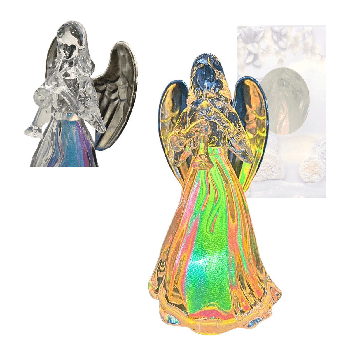 Luminária Anjo Guarda TROMBETA Luminoso 14cm ZSS-022Trombeta — default